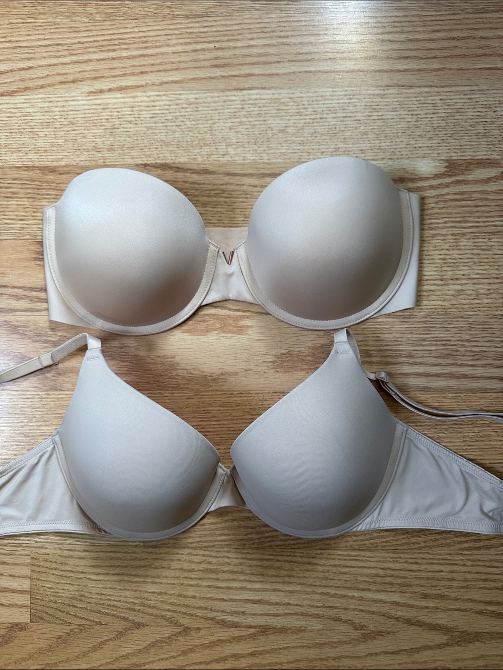 PINK Victoria's Secret Nude Convertible & Strapless Bra Set